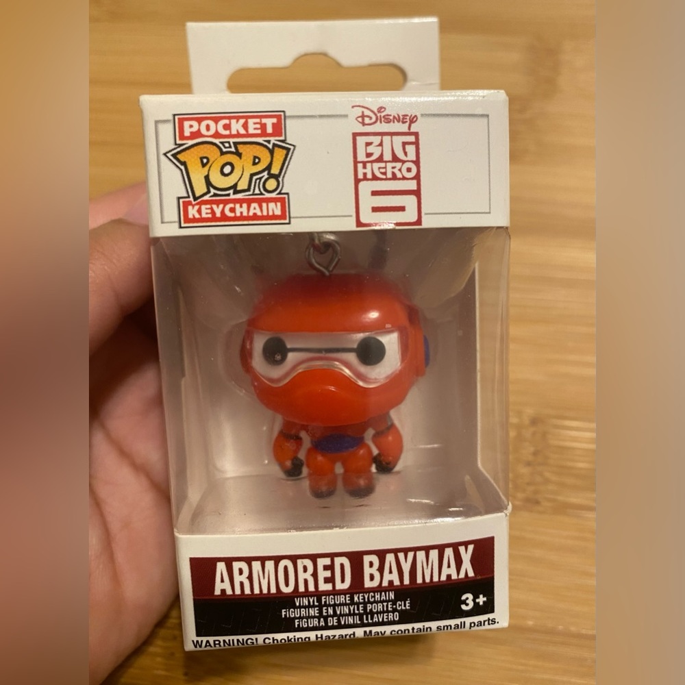 Armored Baymax Pocket Pop Keychain